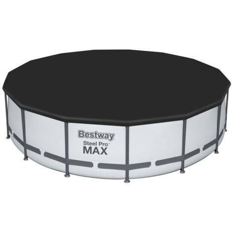 Bestway Bâche 4 saisons ronde 470 cm pour piscine ø457 cm (1/5)