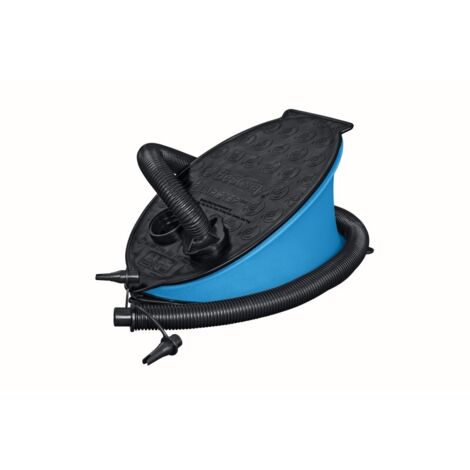 Bestway Pompe à pied 1,4L/cycle pour matelas et bouées gonflables - 3 embouts