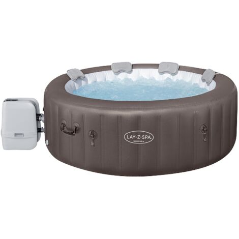 Bestway – Spa gonflable 6 places – HydroJet Pro avec 140 jets AirJet et 4 HydroJet – Technologie EnergySense pour économies d'énergie – 1,96 m diamètre (1/5)