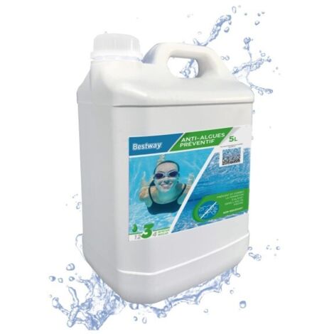 Bestway ANTI-ALGUES PREVENTIF FLACON DE 5 LITRES (1/5)