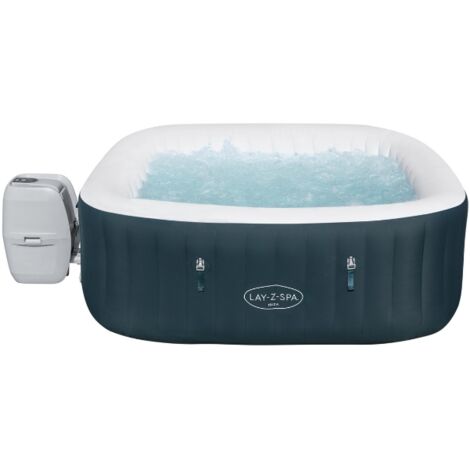 Bestway Spa gonflable carré Lay-Z-Spa Ibiza AirJet EnergySense 4-6 personnes