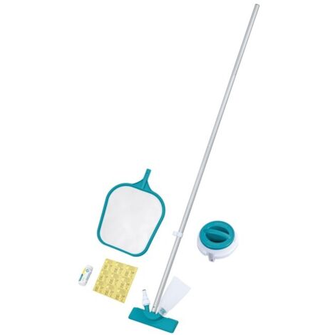 Bestway Kit accessoires piscine AquaClear™ avec aspirateur et bandelettes de test Bestway (1/5)