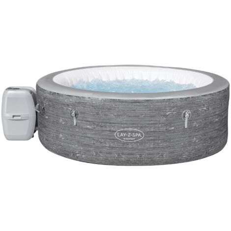 Bestway Spa gonflable rond Lay-Z-Spa Budapest AirJet avec WiFi 4-6 personnes