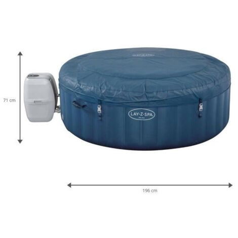BESTWAY Spa gonflable rond Lay-Z-Spa Milan Airjet Plus 4 - 6 personnes