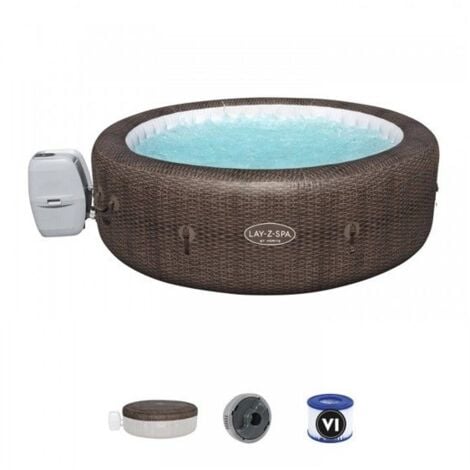 BESTWAY Spa gonflable rond Lay-Z-Spa St Moritz Airjet 5 - 7 personnes