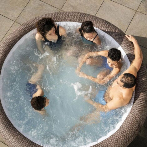 BESTWAY Spa gonflable rond Lay-Z-Spa St Moritz Airjet 5 - 7 personnes