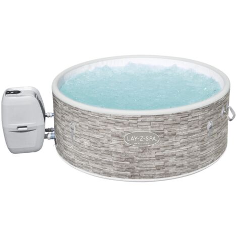 Bestway Spa gonflable rond Lay-Z-Spa Vancouver AirJet Plus avec WiFi 3-5 personnes