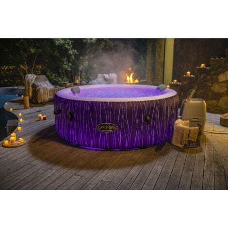 BESTWAY Spa gonflable rond Lay-Z-Spa Hollywood Airjet 4 - 6 personnes