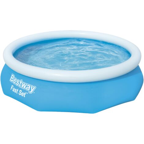 Bestway Piscine gonflable ronde Bestway Fast Set 305 x 76 cm bleu