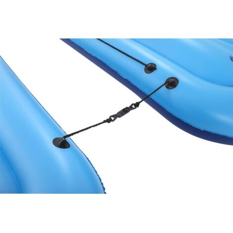 Bestway – Plateforme flottante Sun Soaker™ 290 x 191 cm – 4 places – 360 kg max – Matériau Inflata-Shield™ – Connecteurs Clasp 'N Go™ (1/10)