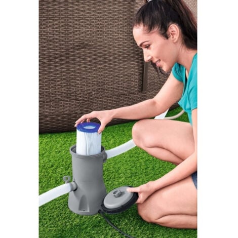 BESTWAY Filtre à cartouche 3,028 m3/h 32 W Cartouche Type II