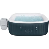 Bestway Spa gonflable carré Lay-Z-Spa Ibiza AirJet EnergySense 4-6 personnes