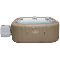 Bestway Spa gonflable carré Lay-Z-Spa Palma HydroJet Pro 5-7 personnes