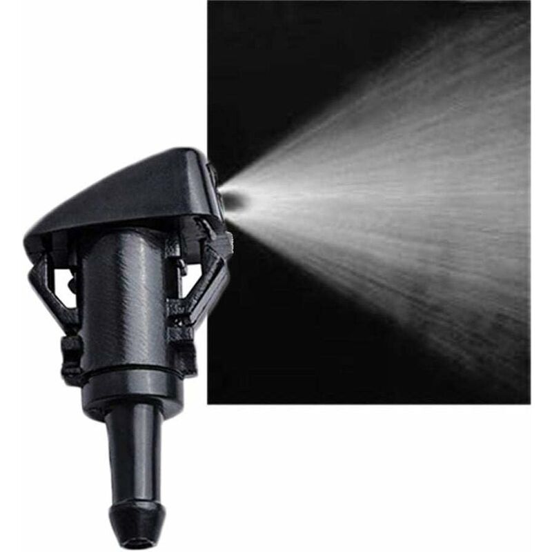 Buse Lave-glace Réglable Pour Pare-brise - Matériau Plastique Et Cuivre, Compatible La Plupart Des Voitures - 3