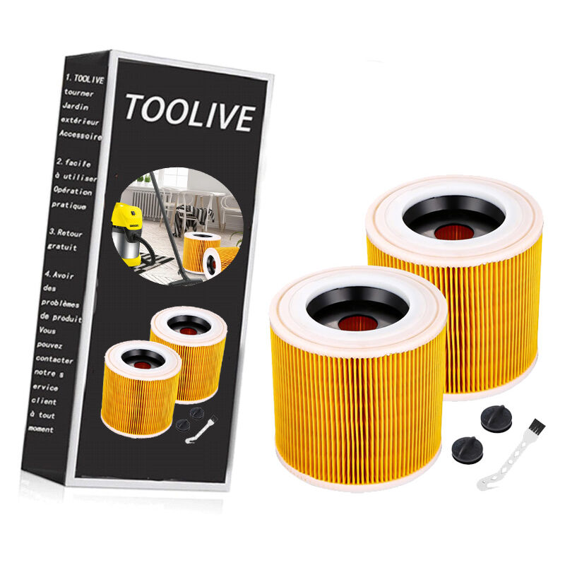 Pack De 3 Filtres Pour Aspirateur Kärcher WD2, WD3, WD3 Premium, MV3 - Compatible Référence 6.414-552.0