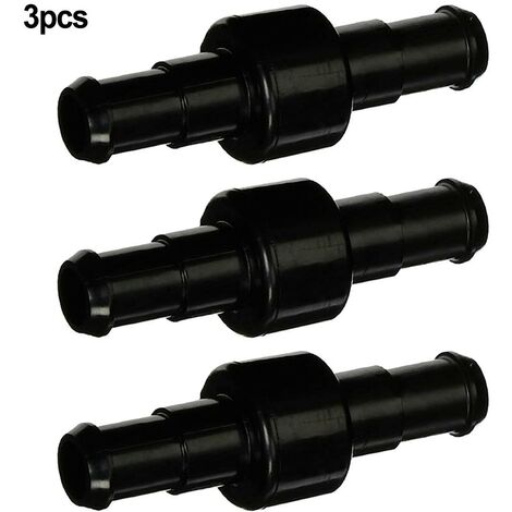 D20 Lot de 3 Raccords Rotatifs pour Tuyau D'arrosage avec 6 Embouts D15 Compatibles avec Zodiac Polaris 180 280 380 Robot Nettoyeur Piscine noir (1/5)