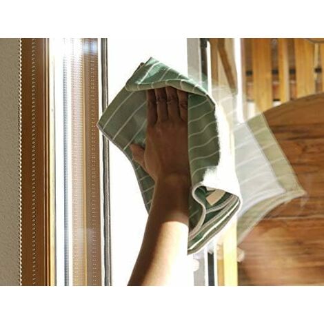 Lot de 12 Microfibres Bambou - Spécial Pro - Lustrez Toutes Les Surfaces Lisses et fragiles - TVA récupérable 4040CM