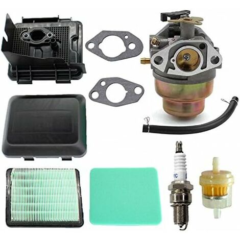 Carburateur et Filtre à Air Couvrir Base pour GC135 GCV135 GC160 GCV135 GCV160 GCV190 Tondeuse à gazon Remplace 17231-ZM0-000, 17220-ZM0-000 (1/5)