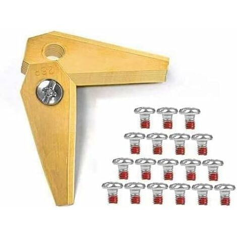 Lot de 18 lames de rechange en titane de qualité supérieure pour Bosch Indego - Compatible avec tous les modèles Indego - 800, 1000 1200, 350, 400 et 450, y compris Connect (1/5)