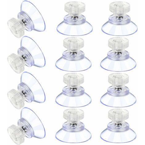 10pcs en caoutchouc forte ventouse remplacements verre transparent