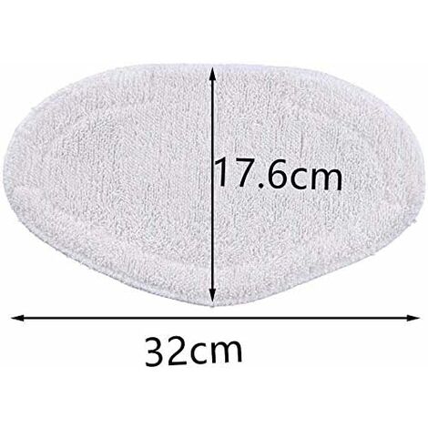 Serpillères Remplacement pour Polti Vaporetto Brosse Vaporforce, Produit pour Smart 35Mop, Smart 40Mop, Smart 100, SV400Hygiene, SV420Frescovapor, SV440Double, etc (4 pièces) Bluedeer