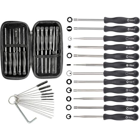 Lot de 12 Outils de Réglage du Carburateur et étui de Transport pour Petit Moteur 2 Temps pour Poulan pour Husqvarna pour STIHL pour Tronçonneuse Echo Trimmer (1/5)