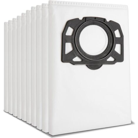 Lot de 10 sacs d'aspirateur pour Kärcher 2.863-006.0, Sacs Aspirateur pour Kärcher WD4 WD5 WD6 WD5P WD6P Premium MV4 MV5 MV6 pour Aspirateur (1/4)