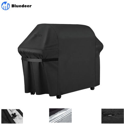 Housse Barbecue Gaz, Bache Barbecue Exterieur Rectangulaire 145 x 61 x 117 CM,Housse Plancha 210D Etanche,Anti-UV Imperméable pour Weber, Holland, Jennair Campingaz etc Housse de barbecue et plancha (1/5)