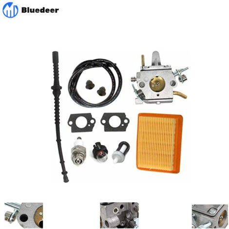 Carburateur avec filtre à air et tuyau à essence pour Stihl FS400 FS450 FS480 SP400 SP450 - Remplace Zama C1Q-S34H, 4128 120 0651, 4134 141 0300. H121 (1/5)