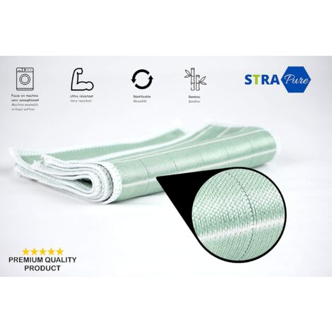 5pcs Chiffon Bambou Lunette, Microfibre Bambou pour Lunettes, ecran, visière, Bijoux, Montre - Nettoyage Lunettes de Vue Efficace - Chiffon Microfibre ecran - lingettes réutilisable