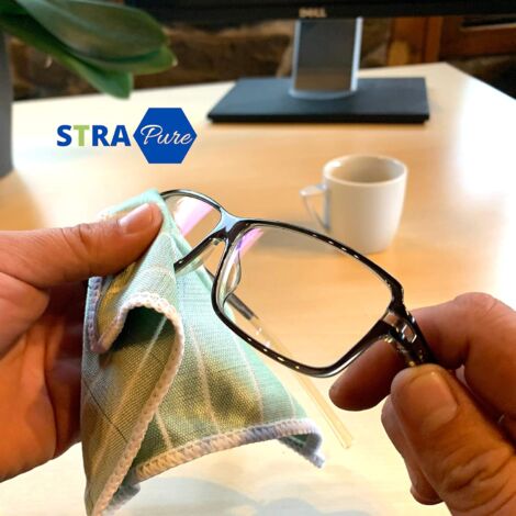 5pcs Chiffon Bambou Lunette, Microfibre Bambou pour Lunettes, ecran, visière, Bijoux, Montre - Nettoyage Lunettes de Vue Efficace - Chiffon Microfibre ecran - lingettes réutilisable