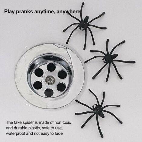 15 Araignées Halloween En Plastique Réalistes – Décorations Effrayantes Pour Maison Hantée
