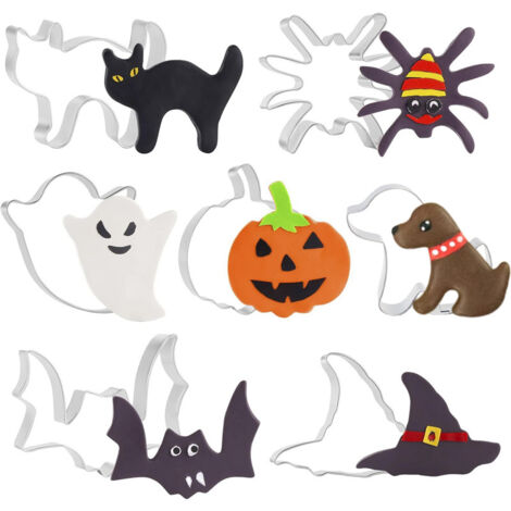 Silhouettes D'Halloween Chauve-souris Fantôme Citrouille Hibou Croissant Lune Chapeau Sorciere Bougie Balai 638892 678