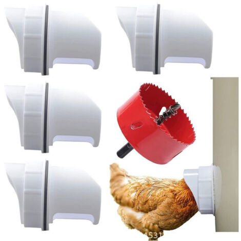 Mangeoire à Poule Anti Nuisible Mangeoire Automatique Pour Poules 16 Kg