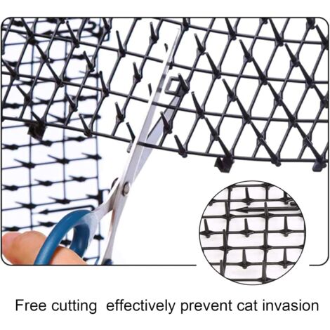 15 Pièces Tapis Anti Chat,20×40 Cm Tapis Répulsif Chat,avec 8