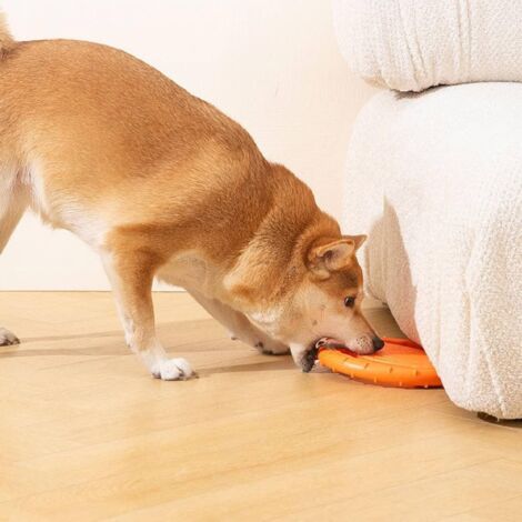 Lot De 3 Frisbees Pour Chien En Silicone Durable - Rouge, Orange, Bleu, Flottants, Antidérapants, Pour Jeux Extérieurs