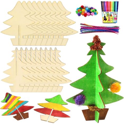 Kit String Art Sapin de Noël - String Art pour enfants : l'art de créer avec des fils Kit String Art Sapin de Noël - String Art pour enfants : l'art de créer avec des fils
