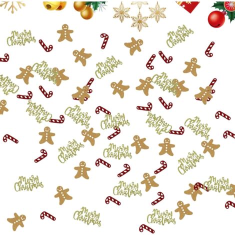 100g Confettis Sur Le Thème De Noël Confettis De Paillettes