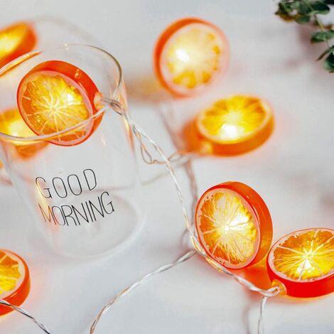 Guirlande Lumineuse Citrouille LED 2 M - 20 LED Orange | Piles Incluses, Ambiance Automne Halloween | Décoration Intérieure - 14