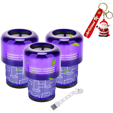 Lot de 3 filtres pour aspirateurs sans fil Dyson V11 V15 SV14 SV17 SV22 Absolute Animal Extra Pro Detect Torque Drive, unité de remplacement lavable (1/4)