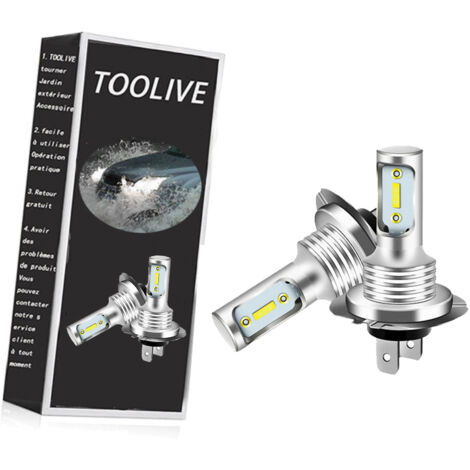 2X H7 LED 6000K Super Blanc 110W 8000LM Kit Antibrouillard Kit Ampoules Feux De Croisement Toolive 84474755