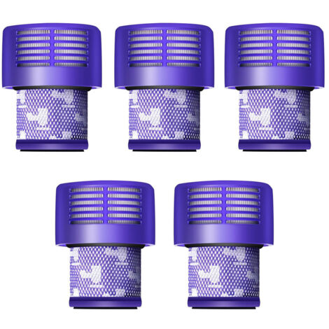 Filtre pour Dyson V10 SV12,Filtres pour Dyson Cyclone V10 SV12 Series V10 Absolute/Animal/Total Clean/Motorhead Aspirateurs, Filtre de Remplacement Accessoires  DY-969082-01(5 Packs)