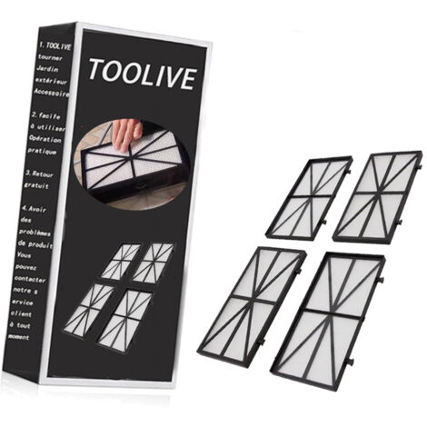 Toolive – Kit de 4 cartouches filtrantes pour robot Dolphin M400/M500 – Filtration ultrafine 50 microns – Compatible Nautilus CC Plus - 9991432-R4 (1/6)