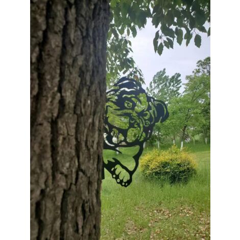 DéCoration De Jardin En MéTal Rustique Et Sournois Avec Piquets - Animaux De La ForêT - Cadeau