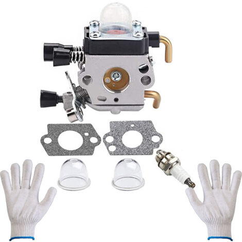 Carburateur Carb pour Le Taille-Haie Hs45 Stihl fs38 fs45 fs46 fs55 fs55r km55 hl45 km55r Livré avec une paire de gants supplémentaire (1/5)