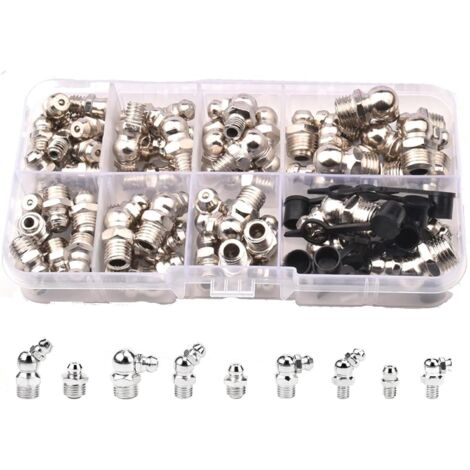 Lot De 10 Raccords Hydrauliques En Laiton 45° M6 X 1mm - Graisse, Neufs