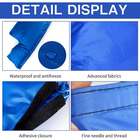 Housse Isolation Compteur D'Eau – Protection Anti-Gel Imperméable Pour Hiver, Couvercle Isolé Thermique Résistant Au Froid