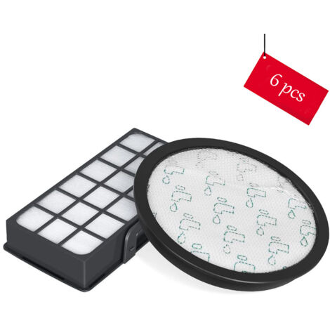 Lot de 6 Filtres HEPA pour Rowenta Silence Force Cyclonic 4AAAA RO7647EA RO7663EA RO7676EA RO7681EA (Modèle RO76xx) Aspirateurs, Filtre de Rechange Accessoires ZR903701 H246 (1/5)