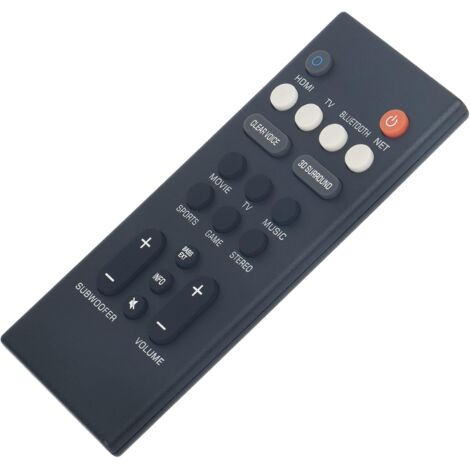VINABTY Telecomando Di Ricambio VCQ9140 Per Soundbar Yamaha YAS-109, YAS-209, ATS-2090, ATS-1090