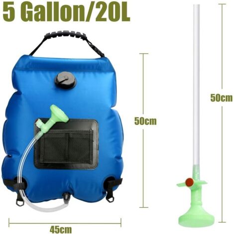 Douche Solaire De Camping 20L – La Solution Nomade Pour Se Douiller Partout !